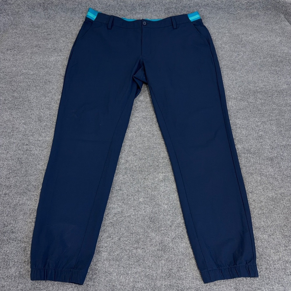 Under Armour Drive Golf Jogger Men 40x32 Navy Blue Stretch Waist Performance‎